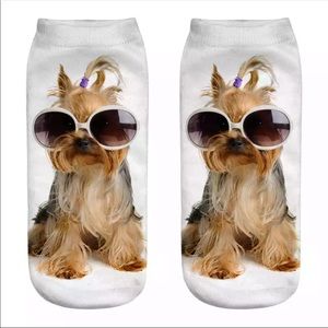 Unisex 3D Printed Socks - Cute Yorkshire Terrier